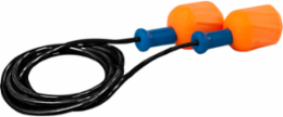 Disposable Soft Polyurethane Foam Corded Ear Plugs - NRR 30 / SNR 38