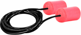 Disposable Soft Polyurethane Foam Corded Ear Plugs - NRR 30 / SNR 36