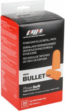 Disposable Soft Polyurethane Foam Ear Plugs - Dispenser Refill Pack