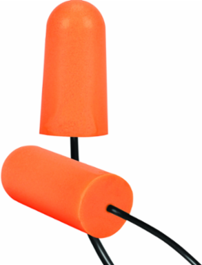 Disposable Soft Polyurethane Foam Corded Ear Plugs - NRR 33