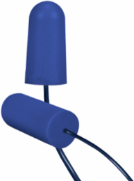 Metal Detectable Soft Polyurethane Foam Corded Ear Plugs - 33 NRR