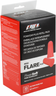 Disposable Soft Polyurethane Foam Ear Plugs - Dispenser Refill Pack