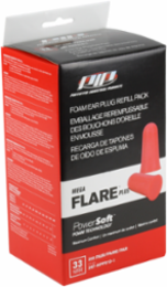 Disposable Soft Polyurethane Foam Ear Plugs - Dispenser Refill Pack