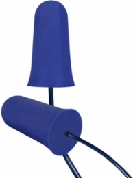 Metal Detectable Soft Polyurethane Foam Corded Ear Plugs - NRR 33