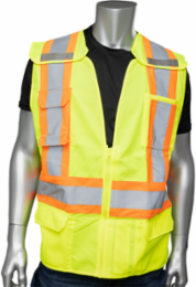 Mesh Breakaway Surveyor's Vest, CSA Z96 Class 2, ANSI Type R Class 2