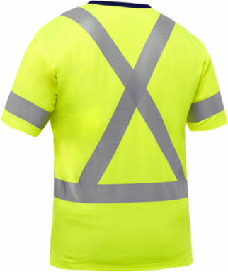 ANSI Type R Class 3 and CSA Z96 Class 2 X-Back Short Sleeve Shirt
