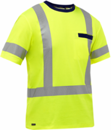 ANSI Type R Class 3 and CSA Z96 Class 2 X-Back Short Sleeve Shirt