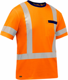 ANSI Type R Class 3 and CSA Z96 Class 2 X-Back Short Sleeve Shirt