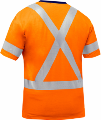 ANSI Type R Class 3 and CSA Z96 Class 2 X-Back Short Sleeve Shirt