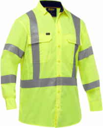 ANSI Type R Class 3 and CSA Z96 X-Back Long Sleeve Work Shirt with X-Airflow™