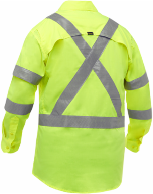 ANSI Type R Class 3 and CSA Z96 X-Back Long Sleeve Work Shirt with X-Airflow™