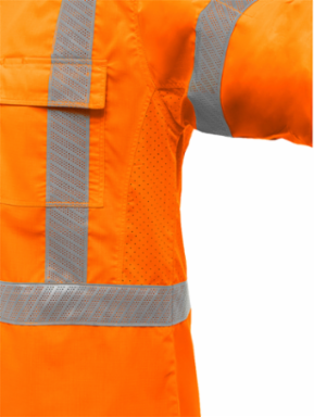 ANSI Type R Class 3 and CSA Z96 X-Back Long Sleeve Work Shirt with X-Airflow™