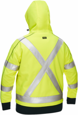 CSA Z96 Class 2 Women's Contoured Full Zip Hooded Sweatshirt with Sherpa Lining