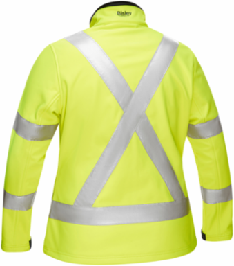 ANSI Type R Class 2 CSA Z96 X-Back Women's Contoured Softshell Jacket
