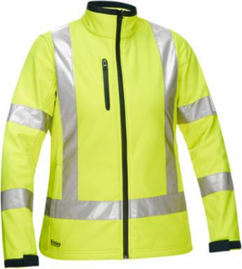 ANSI Type R Class 2 CSA Z96 X-Back Women's Contoured Softshell Jacket
