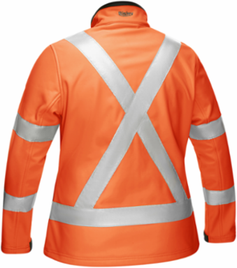 ANSI Type R Class 2 CSA Z96 X-Back Women's Contoured Softshell Jacket