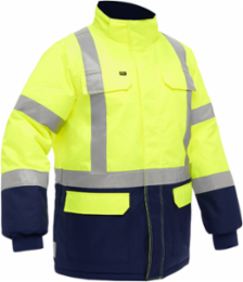 ANSI Type R Class 3 and CSA Z96 Class 2 X-Back Extreme Cold Jacket with Navy Bottom