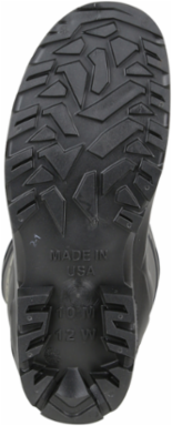Black PVC Full Safety Steel Toe and Midsole Boot