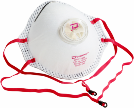 Deluxe N95 Disposable Respirator with Valve - 10 Pack