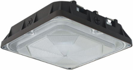 Canopy LED SQJ-LED45 45W 347V 4000K Bronze Finish Dimmable
