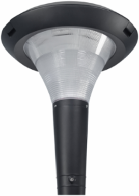 Area Light LED GAMMA-LED75 75W 120-277V 5000K Type V M Distribution Matte Black Finish Dimmable