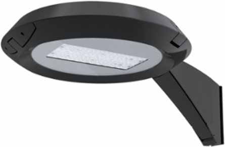 Area Light LED SKY-LED75 75W 120-277V 4000K Type V Distribution Matte Black Finish Dimmable with Photocell Pole Mount