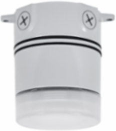 Vapourproof LED DVAKSX-LED14 14W 120-277V 5000K Dove Gray Finish Dimmable Frosted Glass Lens Ceiling Mount