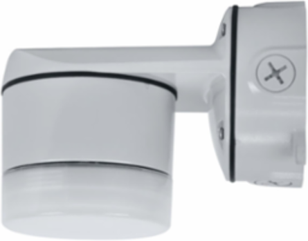 Vapourproof LED DVBKSX-LED14 14W 120-277V 5000K Dove Gray Finish Dimmable Frosted Glass Lens and Wall Mount