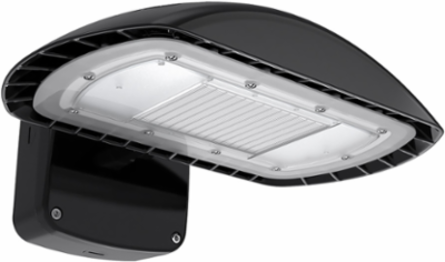 Wall Light LED ORA4-LED80 80W 120-277V 4000K Bronze Finish Dimmable with Photocell and Wall Mount back box with Conduit