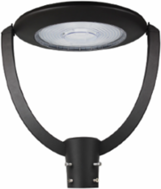 Area Light LED XBAR1-LED75 75W 120-277V Variable Temp 90° Symmetrical Distribution Sparkling Silver Finish Dimmable Polycarbonate Lens