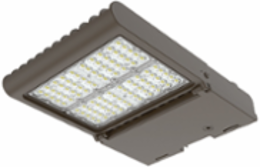 Flood Light LED FL5S-LED100 100W 120-277V 5000K Type III Distribution Bronze Finish Dimmable with Photocell