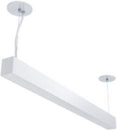 Architectural Linear LED LNUD24-LED20 20W 120-277V Variable Temp White Finish Dimmable and Wall Mount