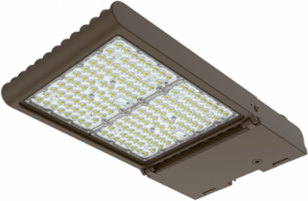 Flood Light LED FL9S-LED400 400W 120-277V 4000K Type V Distribution Bronze Finish Dimmable with Photocell