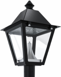 Area Light LED CCM-LED110 110W 120-277V 3000K Type V Distribution Sand Textured Black Finish Dimmable with Photocell Clear Lens