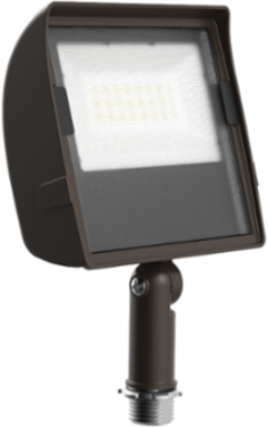 Flood Light LED FL1V-LED16 16W 120V 4000K Bronze Finish and Yoke Mount