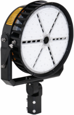 Flood Light LED SFL2-LED600 600W 120-347V 4000K 40° Symmetrical Distribution Matte Black Finish Dimmable