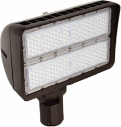 Flood Light LED RFL4V-LED120 120W 120-277V 4000K Wide Beam White Finish Dimmable with Photocell