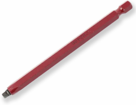 DRIVER BIT - #2 RED SQUARE X 3"