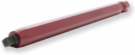 DRIVER BIT - #2 RED SQUARE X 6"