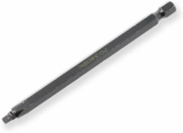 DRIVER BIT - #3 BLACK SQUARE X 6" PKG