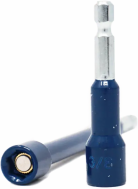 HEX BIT - 3/8" BLUE X 6"