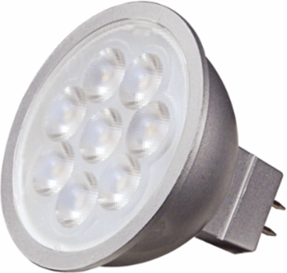 6.5 Watt LED MR16 Lamp - 3000K, 25 Degree Beam Angle, GU5.3 Base, 12 Volt