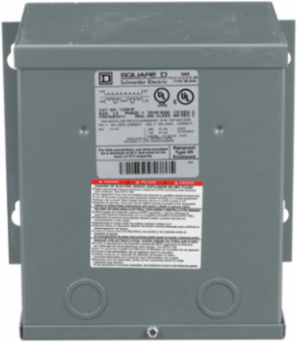 Resin Encapsulated Transformer 1.5kVA 600V Primary 120/240V Secondary NEMA 3R