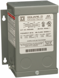 Buck Boost Transformer 0.1 kVA 1 Phase 120x240V Primary 12/24V Secondary NEMA 3R 55°C Rise