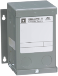 Transformer, dry type, encapsulated, 0.1kVA, 1 phase, 600V primary, 120/240V secondary, 2A, 55C rise [TAA]