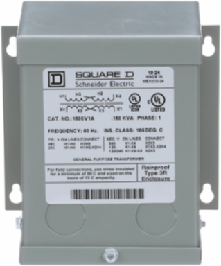 Resin Encapsulated Transformer 0.15 kVA 1 Phase 240x480V NEMA 3R