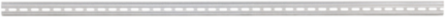 Extruded aluminum DIN rail, SE Relays, for 782/782H relays , 1 m