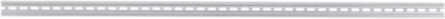 Extruded aluminum DIN rail, SE Relays, for 782/782H relays , 1 m