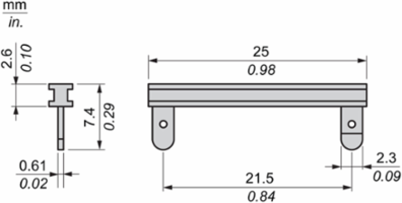 Coil bus jumper system, SE Relays, for 782H/792 relays, insulated