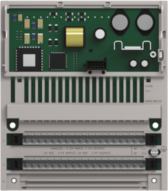 Modicon Momentum Distributed I/O Module, 4 Discrete Outputs, 6 Analog Inputs